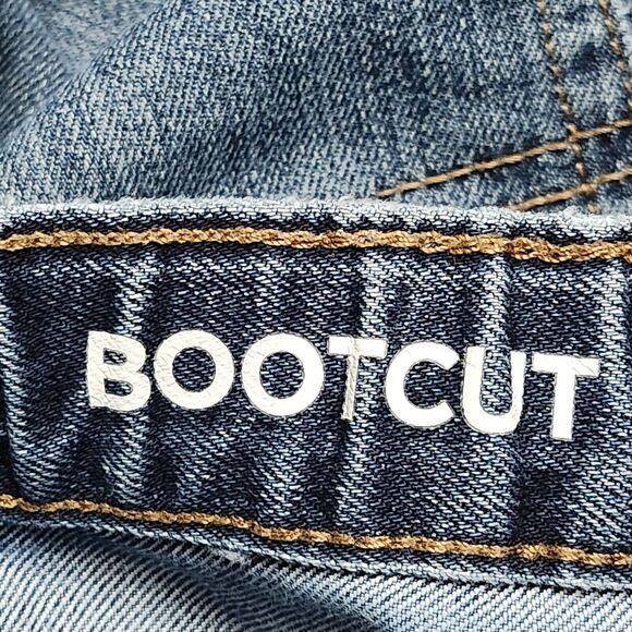 The Childrens Place Girls Blue Jeans Size 8 Bootcut Stretch Adj Waist 22X23 Kids - Picture 11 of 12